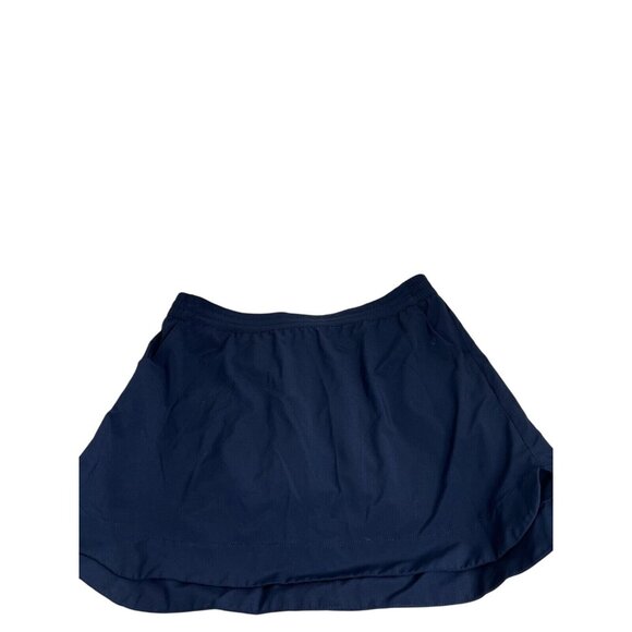 Style & Co. Sport Navy Blue Skort XL Polyester/Spandex Blend With Elastic Waist - Picture 1 of 7